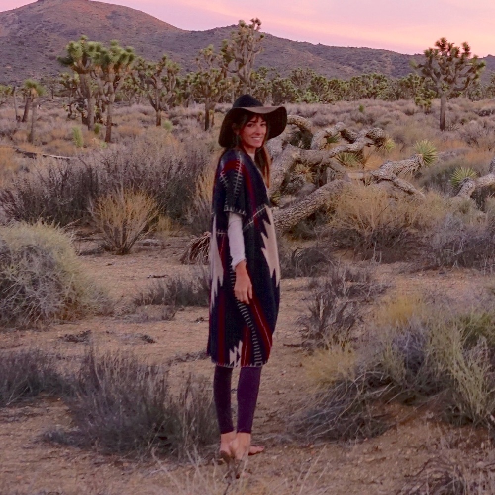 WOVEN HEART • Oversized Aztec Boho Poncho